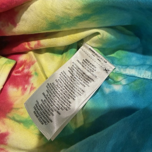 Polo Ralph Lauren Womens Button Down Shirt Size Small Petite The Dye Tie Eclipse - Picture 8 of 10